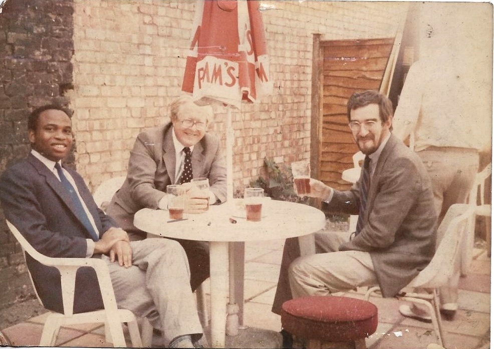 Photo 1. 1989 at Guy’s Hospital, University of London, England.