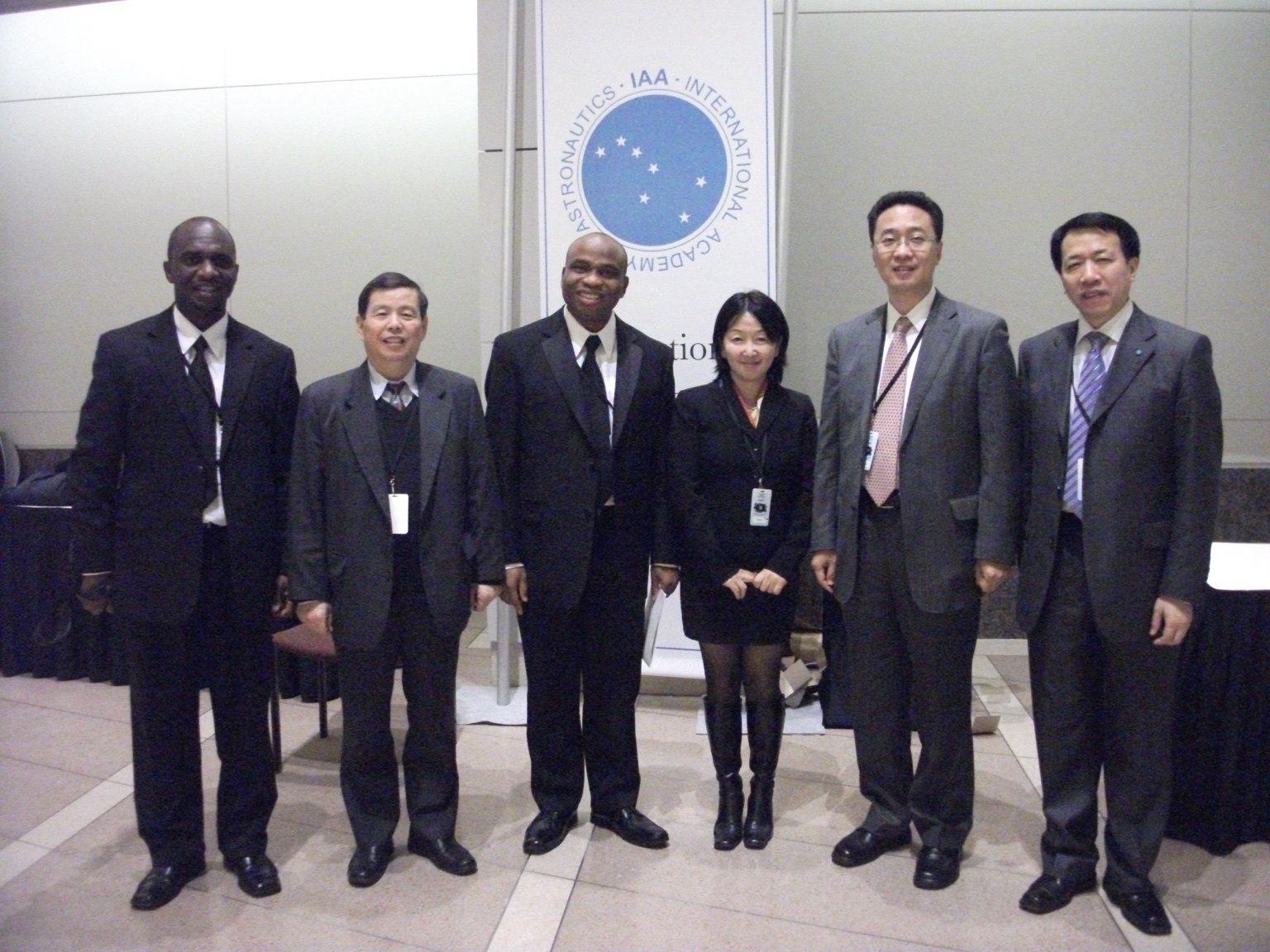 Photo 12. Academican Dr Philip Njemanze, Mr Leo Njemanze and members of the Chinese CNSA in Washington DC.